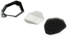 AGV CHIN VENT AX-8 EVO/AX-8, BLACK | 20KIT75028-001