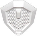 AGV CHIN VENT AX-8 DUAL EVO/AX-8 DUAL, WHITE | 20KIT76016-001