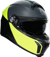 AGV TOURMODULAR E2206 MULTI MPLK, BALANCE MATT BLACK/YEL FL/GREY | 211251E2OY-001