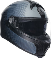 AGV TOURMODULAR E2206 MULTI MPLK TEXTOUR MATT BLACK/GREY | 211251E2OY101011