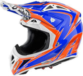 AIROH Motocross Helmet Aviator 2.2 Edge, Orange-Blue | AV22EG18