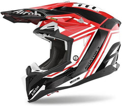 AIROH Helmet Aviator 3 League, Red Gloss | AV3LE55
