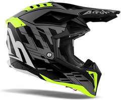 AIROH Motocross Helmet Aviator 3 Rampage, Black Matt | AV3RAM35