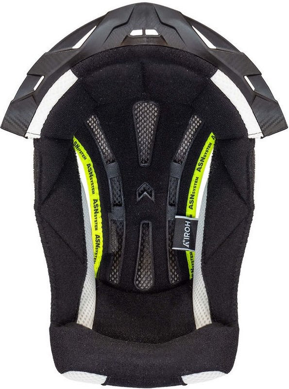 AIROH head cushion Aviator ACE 2 ASN system, Black, Size L | AVA2BC