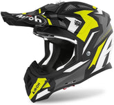 AIROH Helmet Aviator Ace Swoop, Yellow Matt | AVASW31