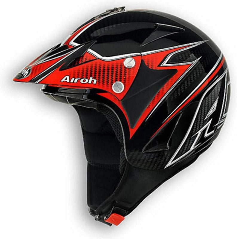 AIROH Trial Helmet Evergreen, Carbon Design | ECA17