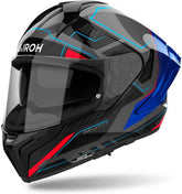 AIROH Helmet Matryx Rocket, Blue | MXRK18