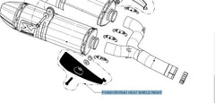 Akrapovic HEAT SHIELD CF | P-HSS13R1R/A1