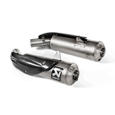 Akrapovic Slip-On Line (Titanium) Ducati Scrambler 1100 (2018-2020) | S-D11SO4-HBFGT