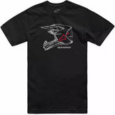 Alpinestars MX Helmet CSF T-Shirt, Black | 1214-73116-10