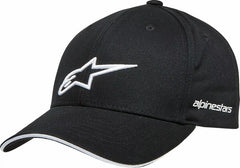 Alpinestars Rostrum Hat, Black, White, One Size | 1232-81000-1020