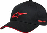 Alpinestars Rostrum Hat, Black, Red, One Size | 1232-81000-1030