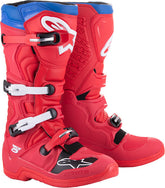 Alpinestars Off Road Red/Blue Mens Tech 5 Boots | 2015015-323