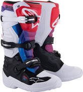 Alpinestars Off Road White/Black/Rainbow Youth Tech 7S Boots | 2015017-289