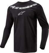 Alpinestars Off Road Black/Silver Mens Fluid Graphite Jersey | 3763824-119