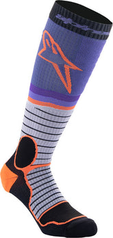 Alpinestars Purple/Black/Gray MX Pro Socks | 4701524-1207