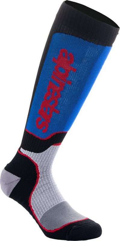 Alpinestars Black/White/Blue MX Plus Socks | 4702324-1226