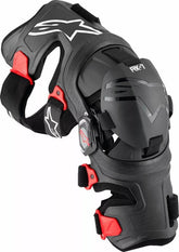 Alpinestars RK-7 Plasma Knee Braces, Black, Red | 6500825-13