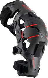 Alpinestars RK-1 Plasma Knee Braces, Black, Red | 6501725-13