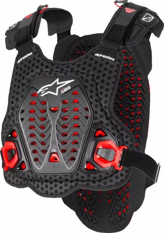 Alpinestars A-5 Plasma Chest Protector, Black, Red, White | 6700825-132
