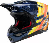 Alpinestars S-M10 TLD 25 Helmet, Blue, Orange, Yellow | 8300325-7156