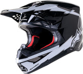 Alpinestars Off Road Black/White Supertech M10 Helmet | 8300623-1121