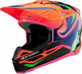 Alpinestars Youth S-M3 Deegan Helmet, Orange, Pink, Purple | 8301525-433