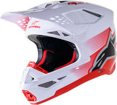 Alpinestars Off Road Red/White Supertech M10 Helmet | 8301623-3182