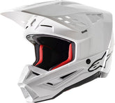 Alpinestars Off Road White Supertech M5 Solid MX Helmet | 8303023-2180