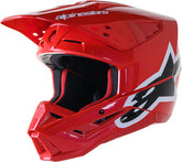 Alpinestars Off Road Red Supertech M5 Helmet | 8306323-3010