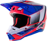 Alpinestars Off Road Pink/Blue Supertech M5 Helmet | 8306723-2387