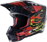 Alpinestars Off Road Red/Black/Gray Supertech M5 Helmet | 8307023-9033