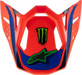 Alpinestars Supertech M10 Deegan Visor, Orange, Pink, Purple | 8980325-433