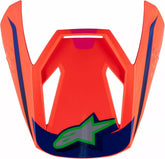 Alpinestars Youth SM3 Deegan Visor, Orange, Pink, Purple | 8980425-433