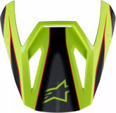 Alpinestars Youth SM3 Fray Visor, Black, Red, Yellow | 8980525-3051