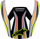 Alpinestars Youth SM3 Wurx Visor, Black, Blue, Yellow | 8980725-1574