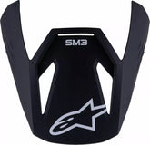 Alpinestars Youth SM3 Solid Visor, Black | 8980825-110