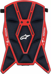 Alpinestars Supertech M10/M8 Helmet Top Pad, Black, Red | 8982219-10