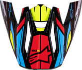 Alpinestars Orange/Yellow Supertech M5 Helmet Visor | 8986023-4475-OS