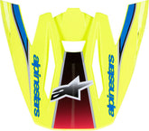 Alpinestars Yellow/Blue Supertech M5 Helmet Visor | 8986723-5579-OS