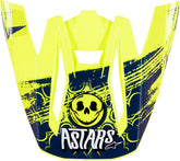 Alpinestars Navy/Yellow Supertech M5 Helmet Visor | 8987023-7455-OS