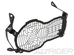 AltRider Stainless Steel Headlight Guard for the BMW R 1200 GS /GSA Water Cooled - Black