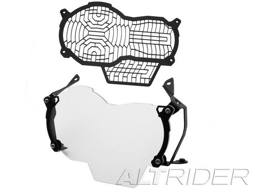 AltRider Headlight Guard Dual-Lens Kit for the BMW R 1200 GS Water Cooled (2013-2016) - Black