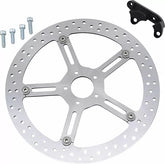 Arlen Ness Big Brake Floating Rotor Kit Silver | 02-983
