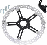 Arlen Ness Big Brake Jagged Floating Rotor Kit Black | 02-996
