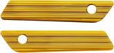 Arlen Ness Saddlebag Latch Covers Gold | 03-606