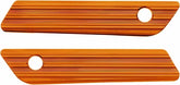 Arlen Ness Saddlebag Latch Covers Orange | 03-610