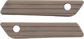 Arlen Ness Saddlebag Latch Covers Titanium | 03-617