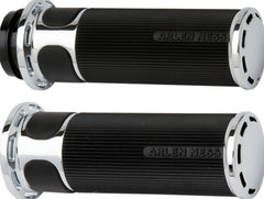 ARLEN NESS GRIPS SLOT TRACK FUSION THROTTLE BY CABLE CHROME | 07-300