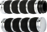 ARLEN NESS GRIPS RING LEADER FUSION THROTTLE BY CABLE CHROME | 07-312